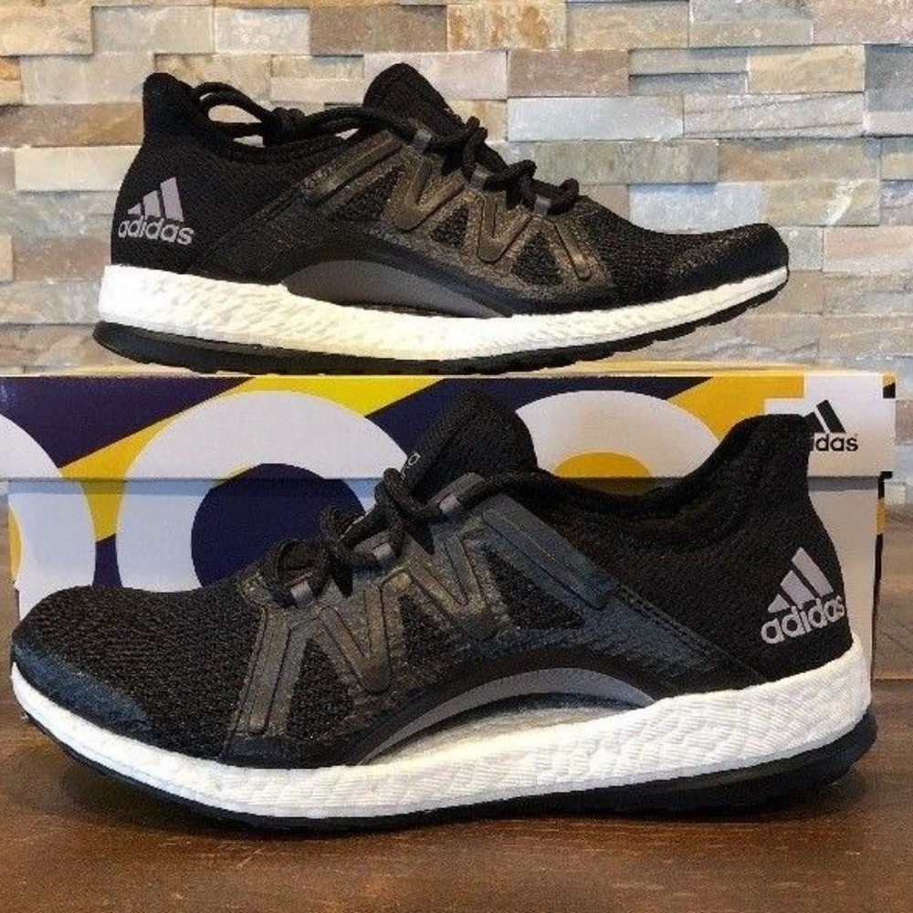 NEW ADIDAS Performance Womens Pureboost Xpose Blac - Picture 6 of 6